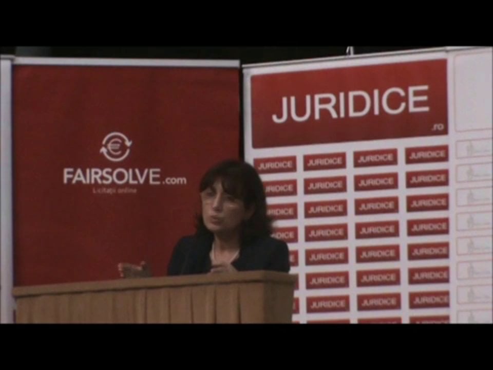 Speranta Munteanu | Conferința de Dreptul Afacerilor. Lecțiile crizei: adaptabilitatea și inovația | 11 mai 2012