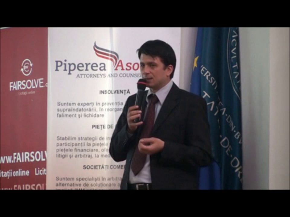 Dan Barascu | Conferința de Dreptul Afacerilor. Lecțiile crizei: adaptabilitatea și inovația | 11 mai 2012