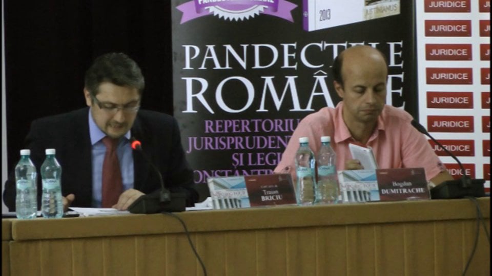 Conf. univ. dr. Traian Briciu, Bogdan Dumitrache | Conferința NCPC BIG FOUR | 2013