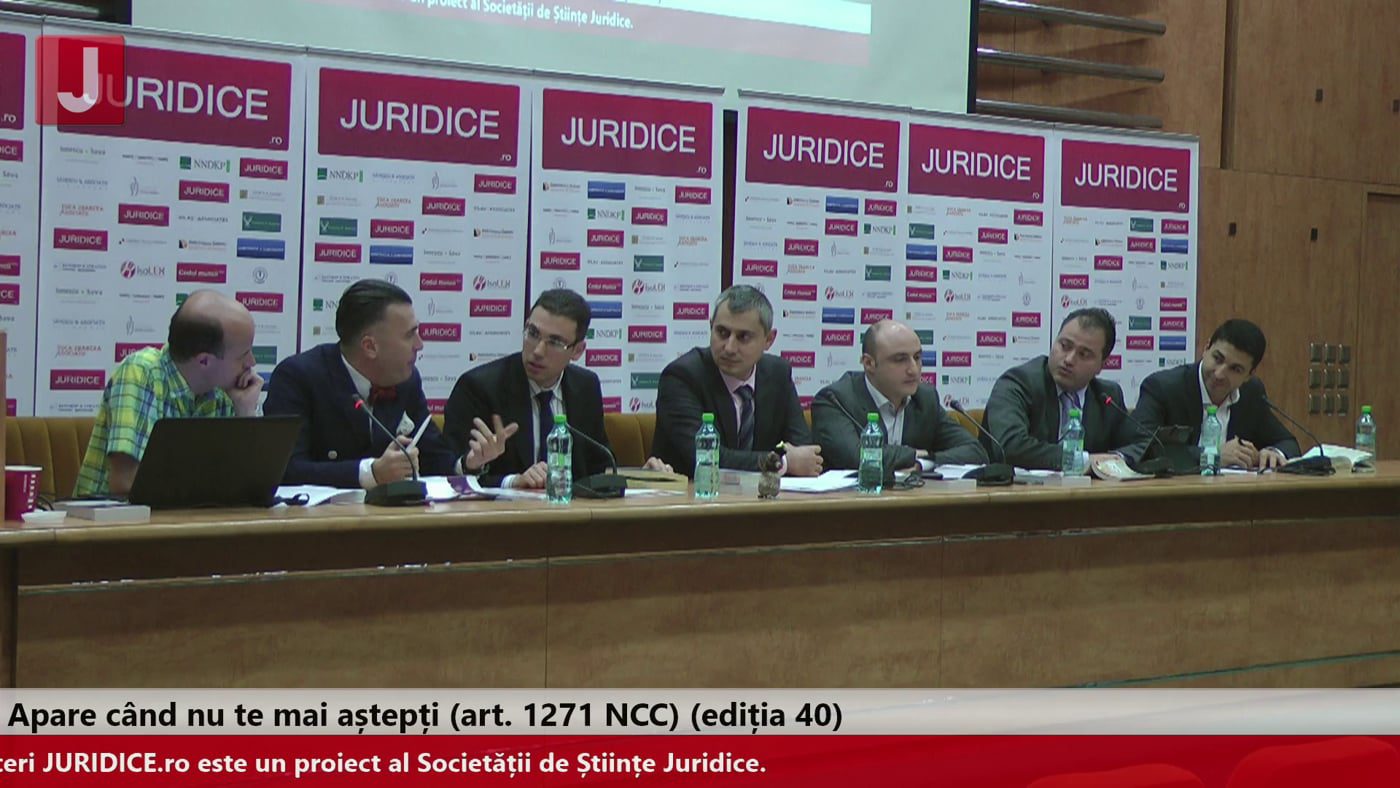 Apare când nu te mai aștepți (art. 1271 NCC) (ediția 40)