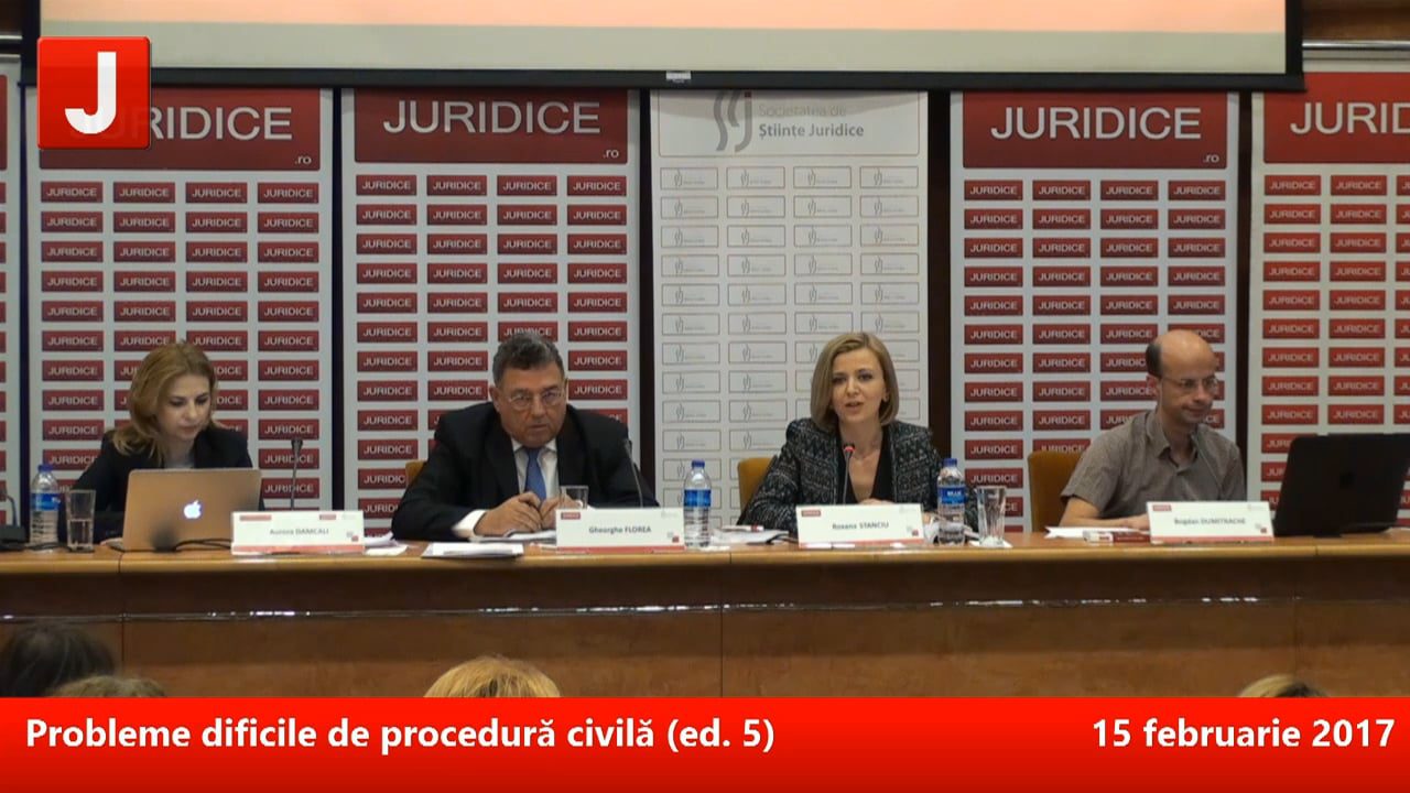 Probleme dificile de procedură civilă (ed. 5) Accesul la justiție. In memoriam Viorel Mihai Ciobanu | PANEL 2
