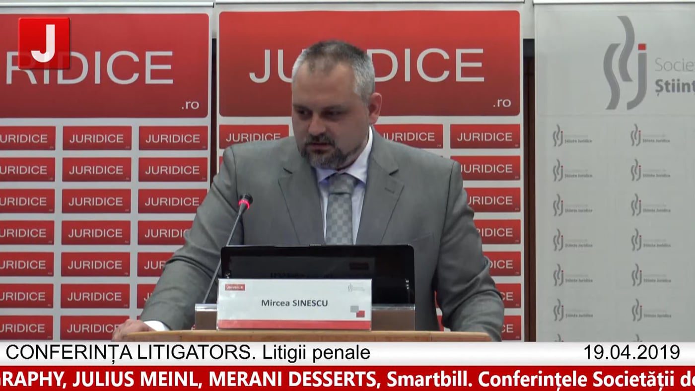 Mircea Sinescu | LITIGATORS | Drept Penal