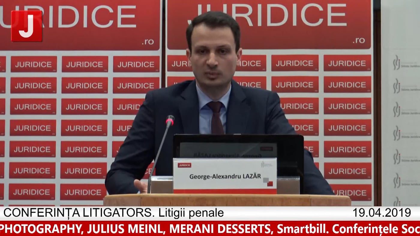 George Alexandru Lazăr | LITIGATORS | Drept Penal