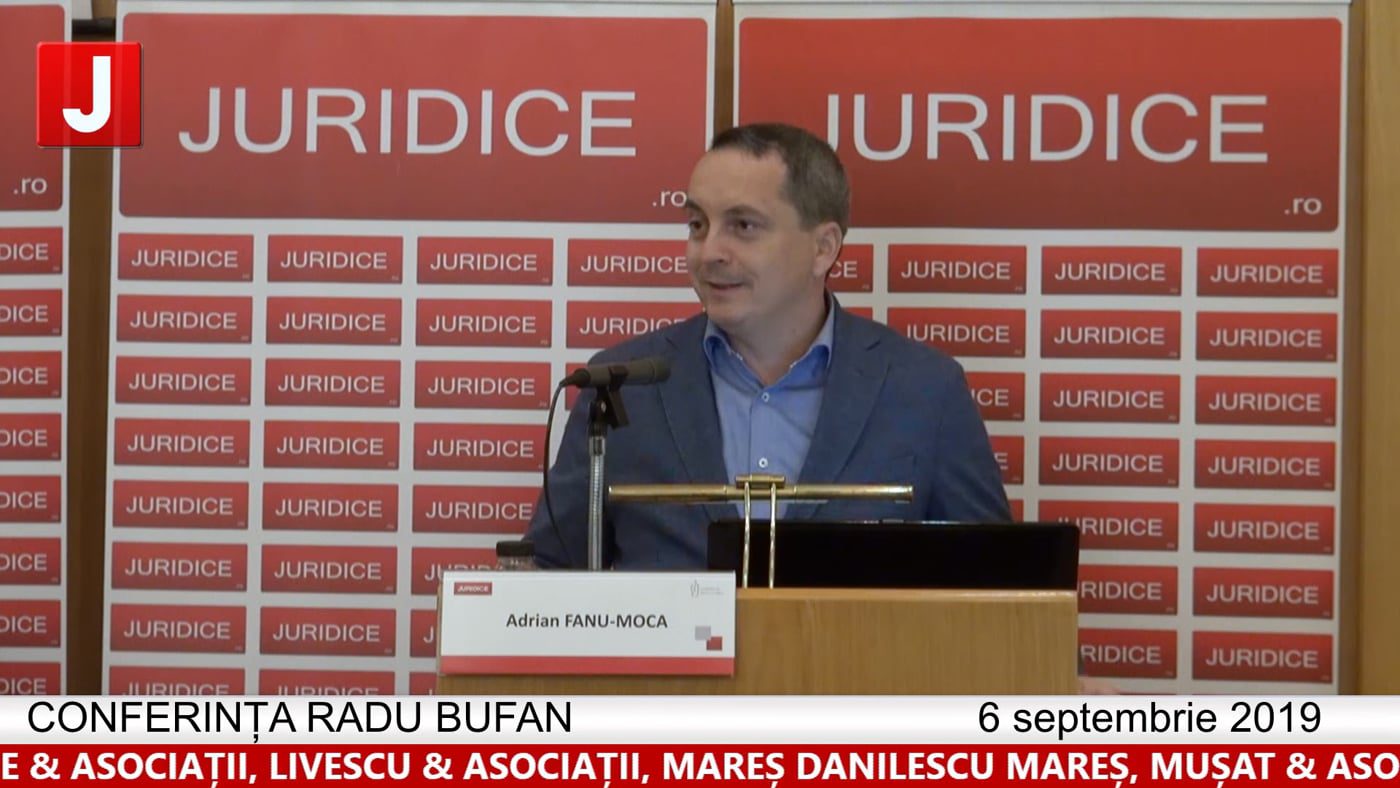Conferința Radu Bufan – 6 septembrie 2019