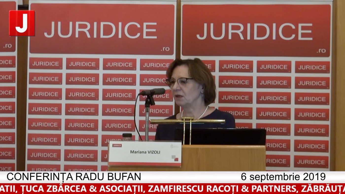 Conferința Radu Bufan – 6 septembrie 2019