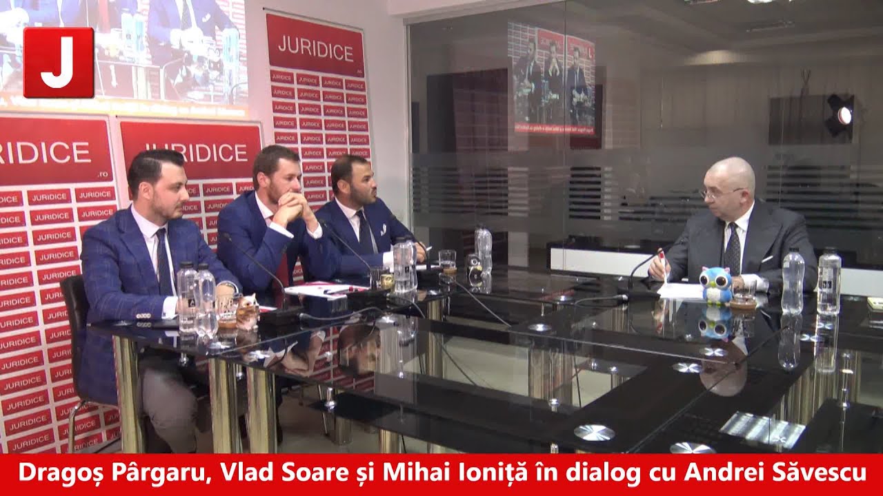 Dragos Pârgaru, Vlad Soare și Mihai Ioniță în dialog cu Andrei Săvescu