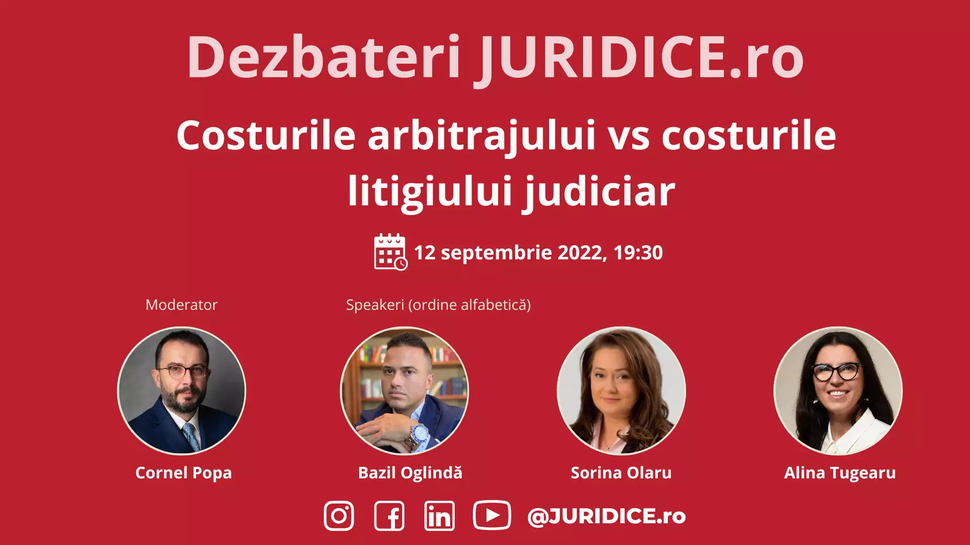 Costurile arbitrajului vs. costurile litigiului judiciar / 12 septembrie 2022 (ediția 549)