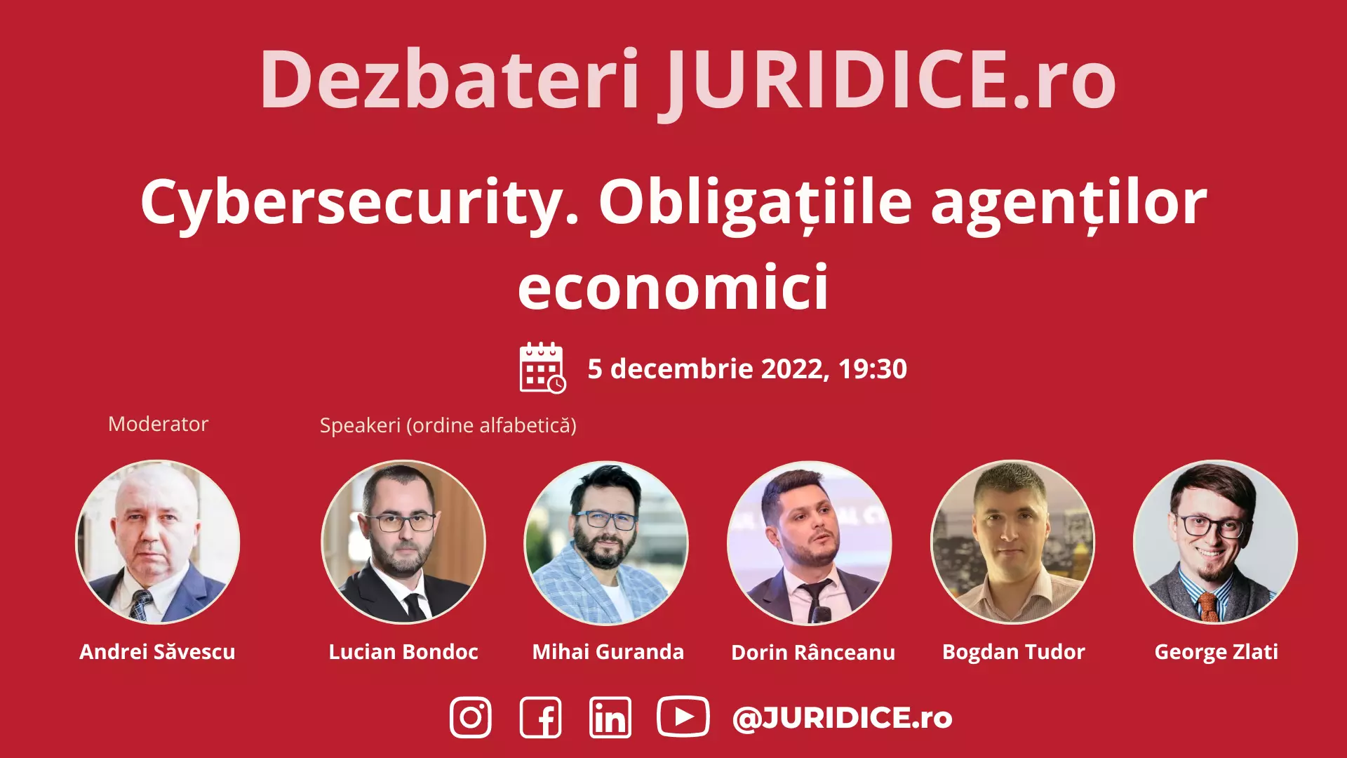 Cybersecurity. Obligațiile agenților economici (ed. 565) / 5 decembrie 2022