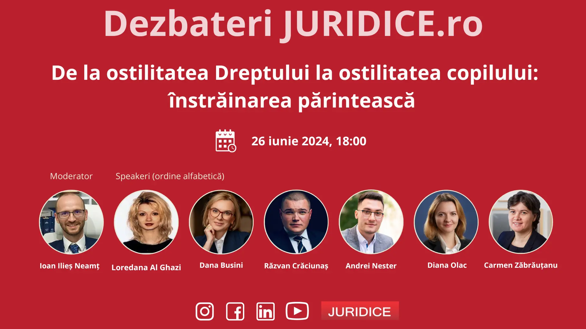 De la ostilitatea Dreptului la ostilitatea copilului: înstrăinarea părintească / 26 iunie 2024 (ediția 645)